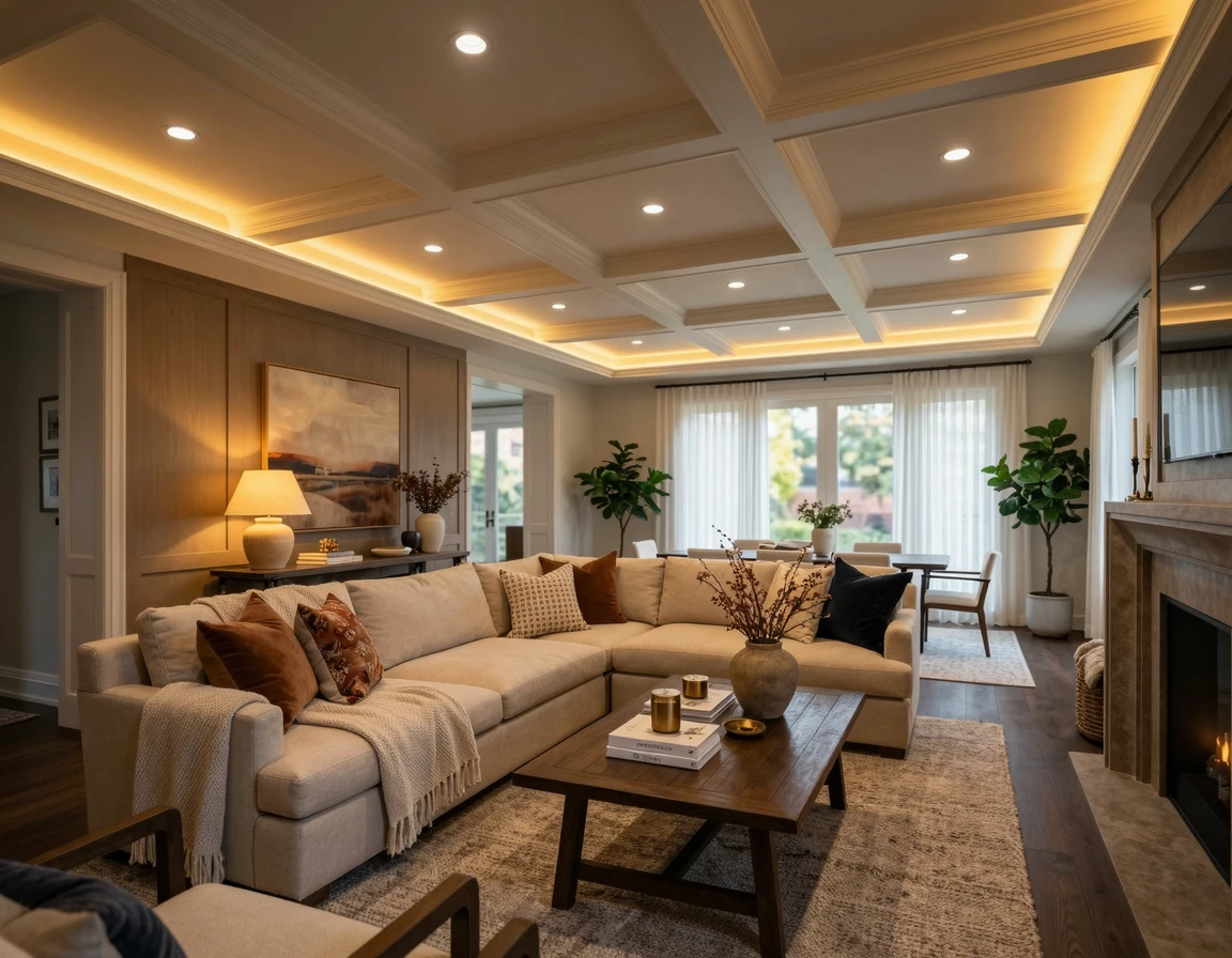 완벽한 거실 조명 색온도 추천: 주백색 전구색 혼합 배치