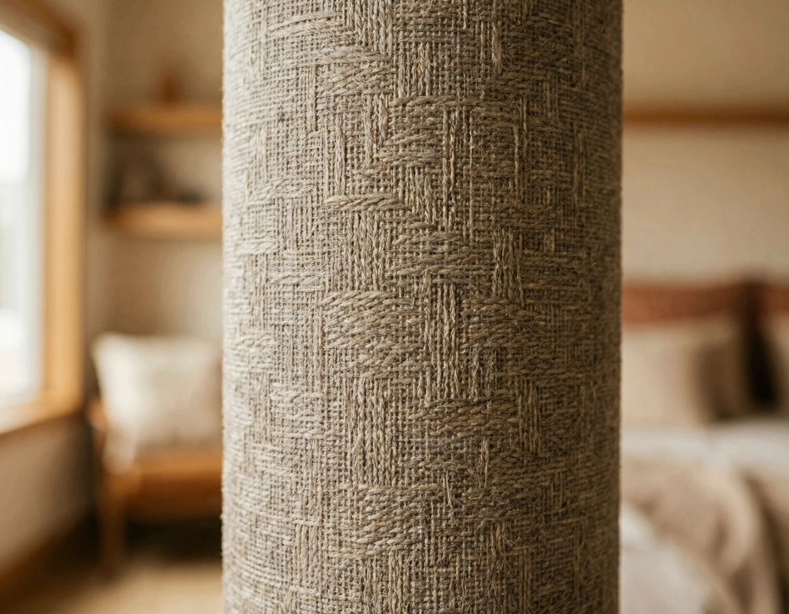 실크 벽지의 표면 질감