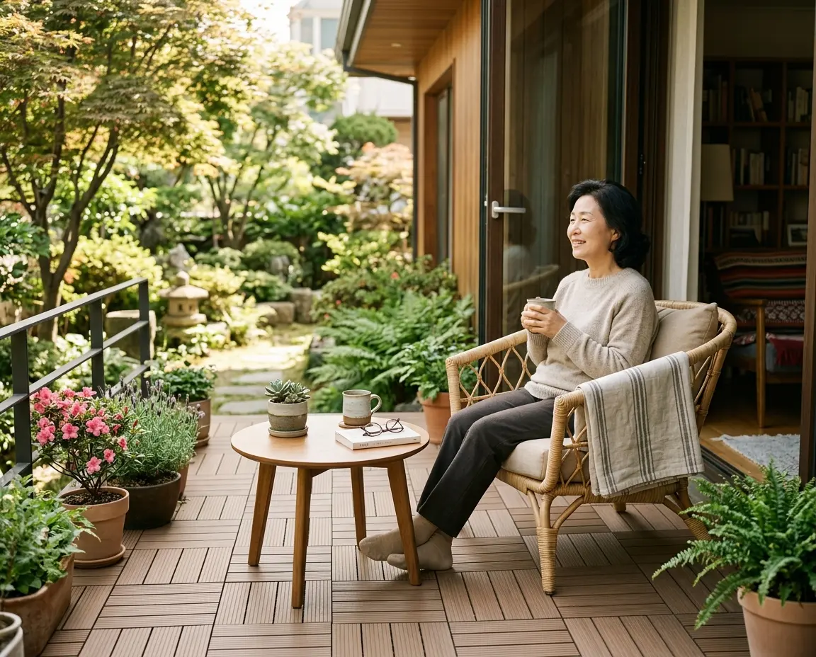 데크 타일 유지보수 및 비용 대비 만족도